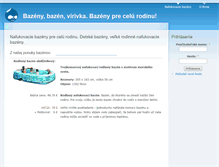 Tablet Screenshot of bazeny.lepsie.com